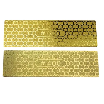 

Double Side Plate Whetstone Diamond Sharpening Stone Bench Sharpener Pack 2