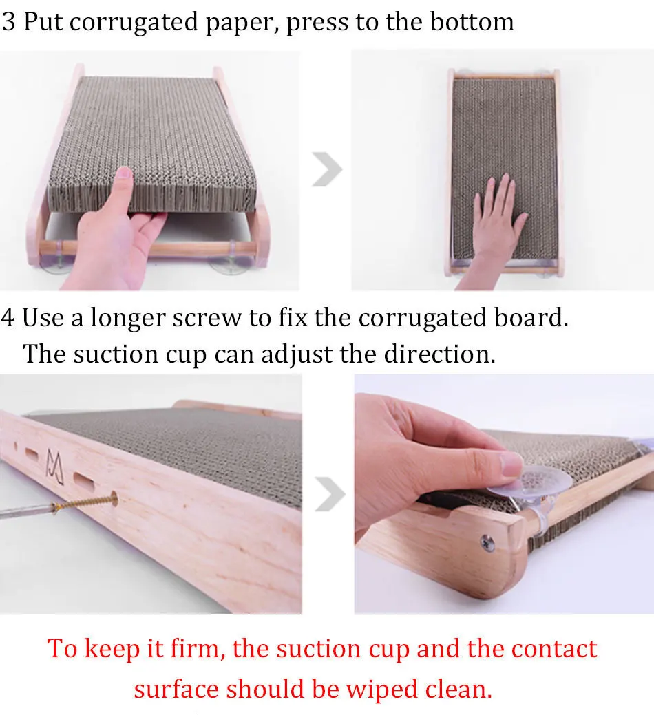 RFWACK Vertical Cat Scratch Board Corrugated Kitten Catnip Cat Scratching Pad Board Mat Scratcher For Cats Toy Game Accessories