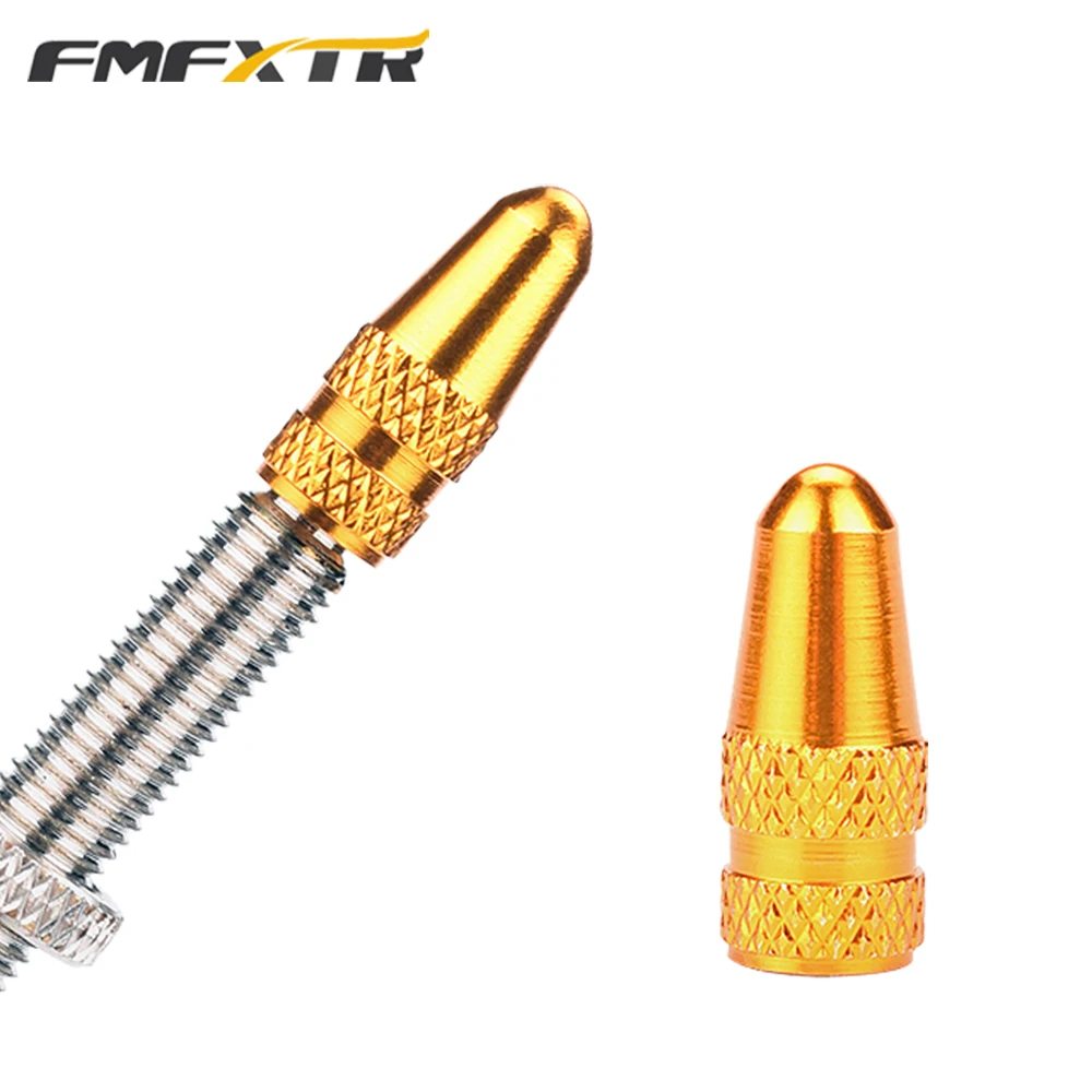 FMFXTR French gas valve hat road bike dead fly valve cap CNC aluminum alloy French gas nozzle dust cap metal