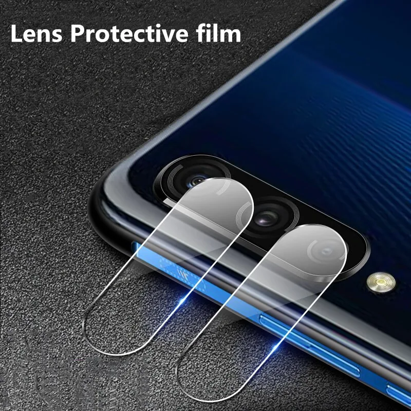 2 шт. объектив камеры закаленное стекло для samsung Galaxy A40 A80 A90 Note 10 Plus A10E A70 M30S A50S A20E Защитная Пленка стеклянная крышка