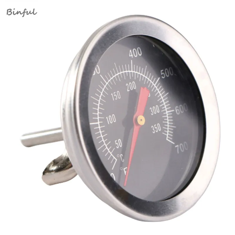 Rvs Bbq Accessoires Grill Vlees Thermometer Dial Temperatuurmeter Gage