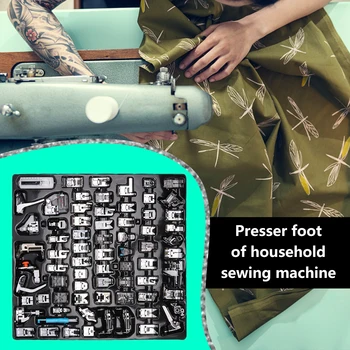 

Braiding Stitch Presser Foot Rolled Hem Curling Pressure Feet Multifunction Sewing Machine for Home Sewing Decoration