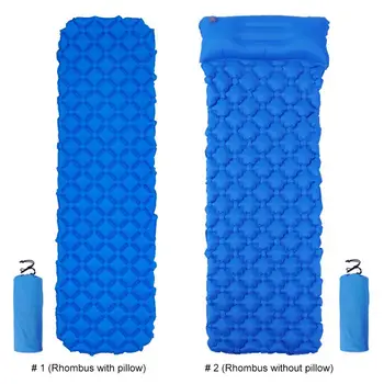 

Camping Sleeping Pad Practical Durable Sky Blue Nylon Travel Multifunction Picnic Mat Tent Cloth Outdoors Air Mattress
