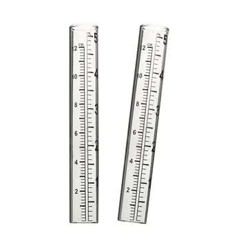 

Glass Rain Gauge Replacement Tube Outdoor Garden Yard Clear 140mm Rain Gauge Tool 5 inch Capacity