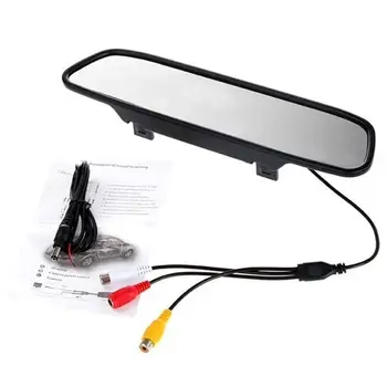 

4.3 Inch Car Rearview Mirror Display Car Hd Display Two Inputs Reversing Video Recorder