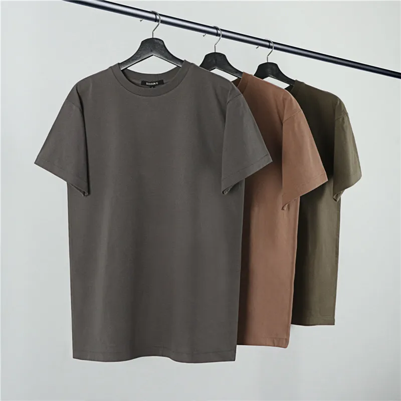 19ss сезон 6 мужские футболки оверсайз Kanye West Высококачественная модная футболка |