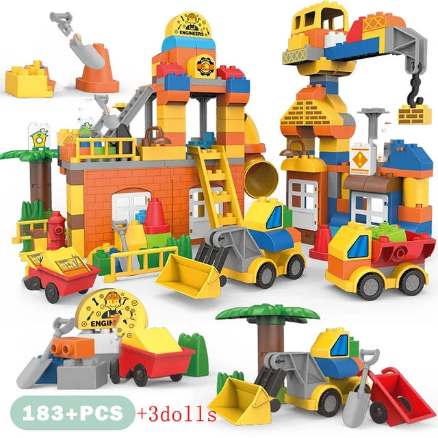 Juego De Bloques De Construcción De Autos De Juguete, 171 Piezas, Ladrillos De Construcción Clásicos Grandes, Compatibles Con Todas Las Principales Marcas De Juguetes STEM Para Niños Y Niñas 3, |