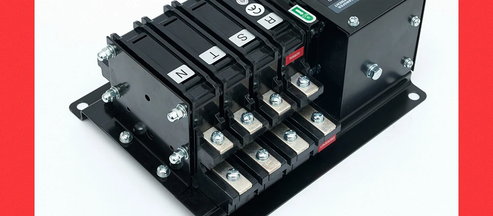 YES1-63N-4P PC-Qualität, automatischer Doppelleistungs-Transferschalter für Dieselgenerator, 63 A Lastschaltung, Lichtbogenlöschkammer – Detail 40