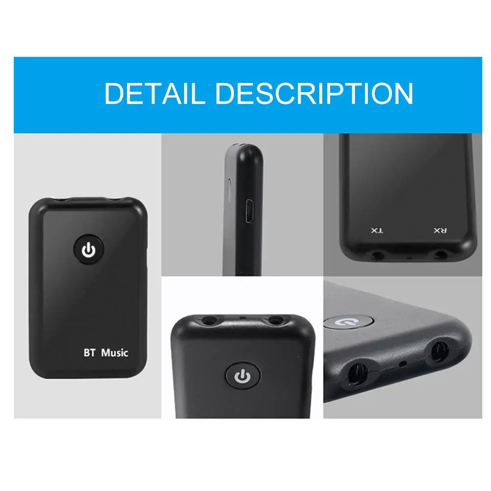 Bluetooth 4,2 передатчик беспроводной Bluetooth приемник A2DP AVRCP аудио 3,5 мм разъем Aux Bluetooth адаптер аудио кабель для динамика