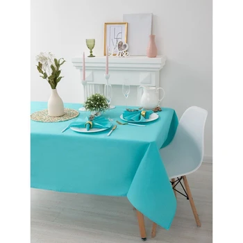

Tablecloth "Ethel" Mint caramel 145х300cm, matting 100% chl