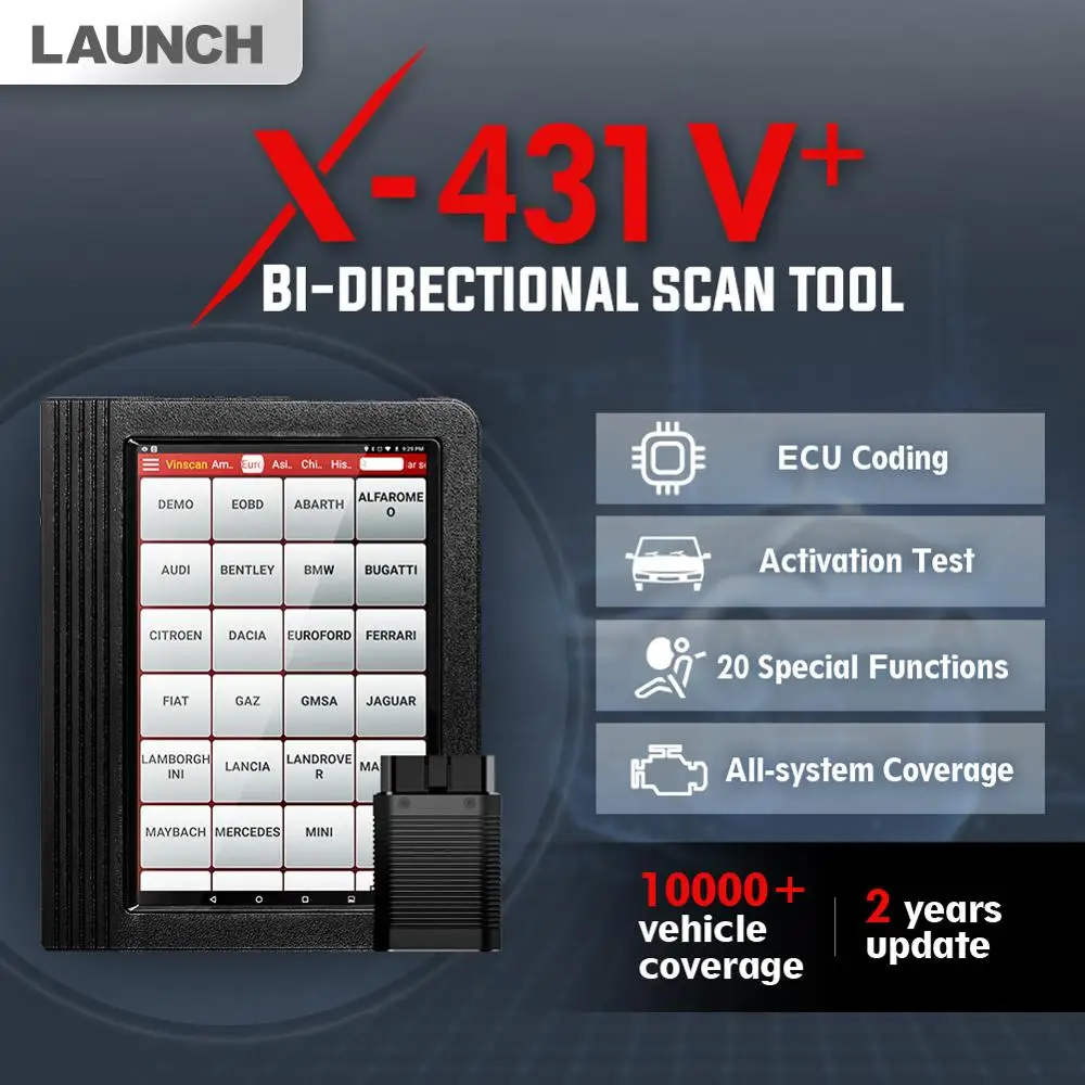 Launch X431 V + диагностический сканер профессиональный Автомобильный полная система