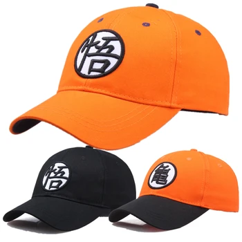 

Anime Dargon Ball Goku Cap Embroidery Baseball Hat Comfortable Adjustable Women's Universal caps for man Women Cartoon