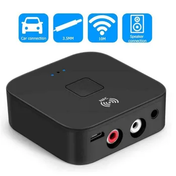 

B11 Bluetooth Receiver, Wireless Audio Receiver, NFC 3.5mm Jack Aux Audio Adapter For Car Computer Wire Speaker Home Stereo