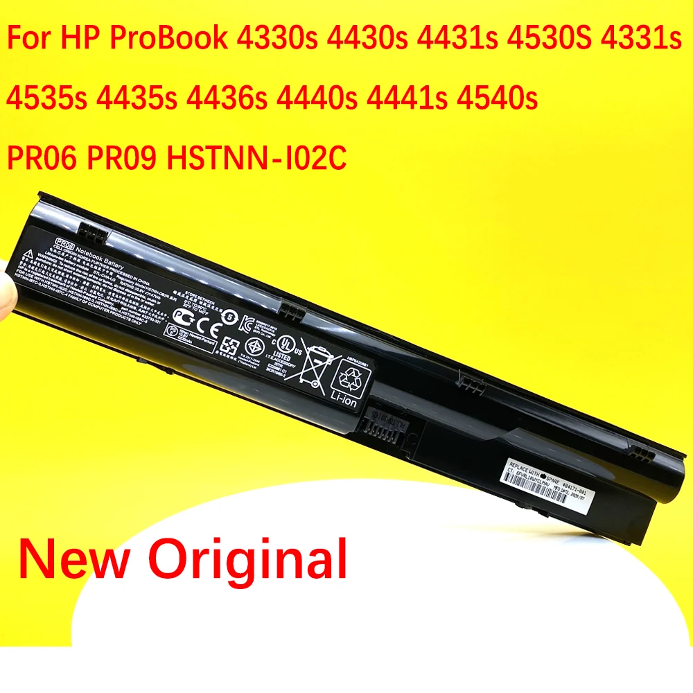 New Original PR06 For HP ProBook 4430s 4431s 4530S 4331s 4535s 4436s 4440s 4441s 4540s HSTNN-OB2R 633805-001 Laptop Battery | Компьютеры и