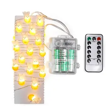 

Easter Decoration Lights Rabbit Bunny Easter Lights String Battery OperatedDecor