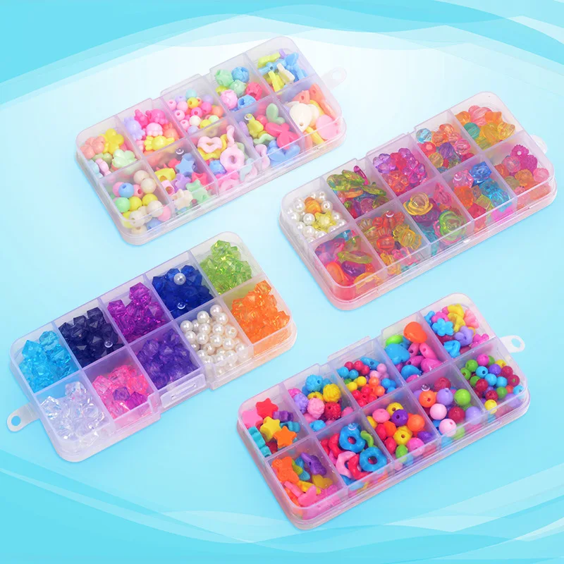 Детские браслеты для девочек Diy игрушки для детей ручной работы девочка ручной работы бисер Раннее детство цветные бусины из рыхлой породы