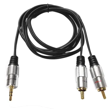 

Pure HQ OFC 3.5mm Stereo Jack to 2 RCA Phono Plugs Cable Gold 5m (16.5 feet)