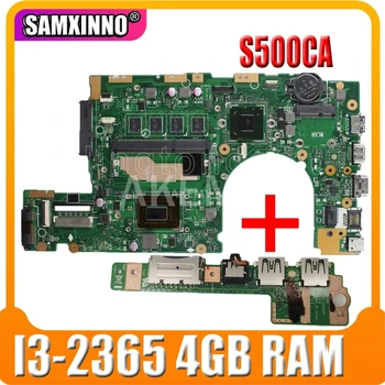 

Akmey S500CA motherboard I3-2365 4GB RAM mainboard REV2.1 For Asus S500CA S500C S400C S400CA Laptop motherboard Free board