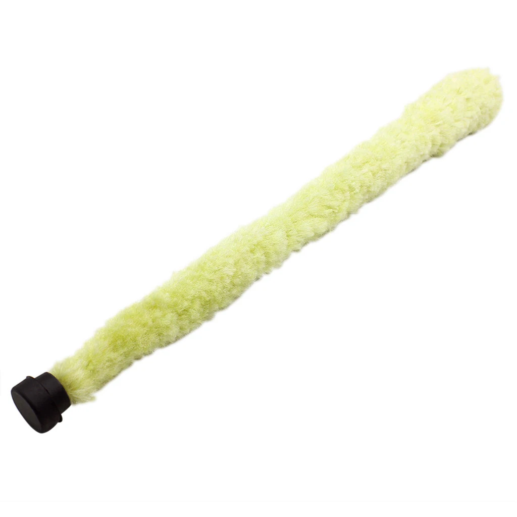 Yellow Durable Cleaning Fibres Brush Cleaner Pad Saver For Soprano Saxophone