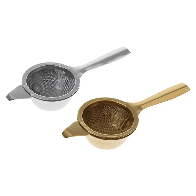 

Stainless Steel Mesh Tea Infuser Metal Cup Strainer Strainer Loose Leaf Filter With Handle Kitchen Tool