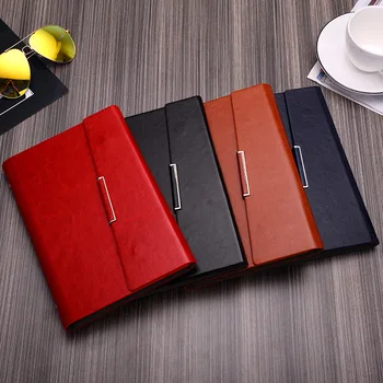 

A5 double magnetic buckle notebook business notepad Creative diary stationery supplies book