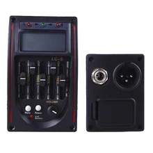 Акустическая гитара 5 полосный предусилитель эквалайзер с ЖК-тюнером LC-5 эквалайзером предусилитель-случайный цвет