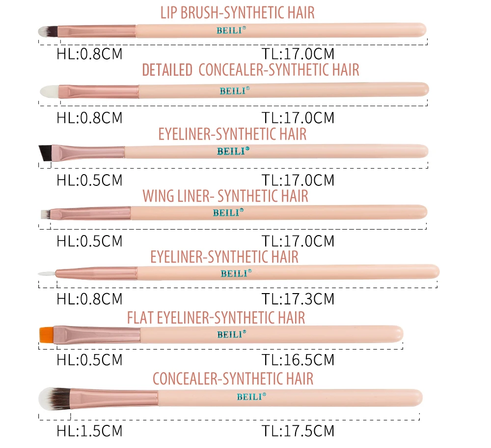 Pink Makeup Brushes Set goat hair Powder Foundation 16 H3d663cc725514a73ae1fd3115832f234C