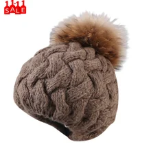 Лисы, пушистый шар, вязаный кроличий мех модные береты для женщин, зимняя вязаная шапка, лисы, мяч, воротник, толстый, теплый, Одноцветный, наушник, берет, sapka# ZB