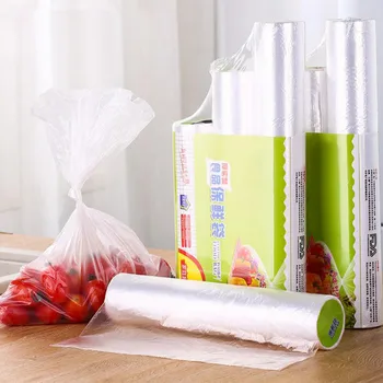 

3 Rolls Disposable Food Storage Grip Seal Bag Saver Saran Wrap Plastic Bags Home Kitchen Organization New Dropshipping#G30