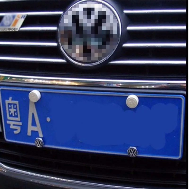 Sweden National flag license plate frame screws anti - theft screws (11)