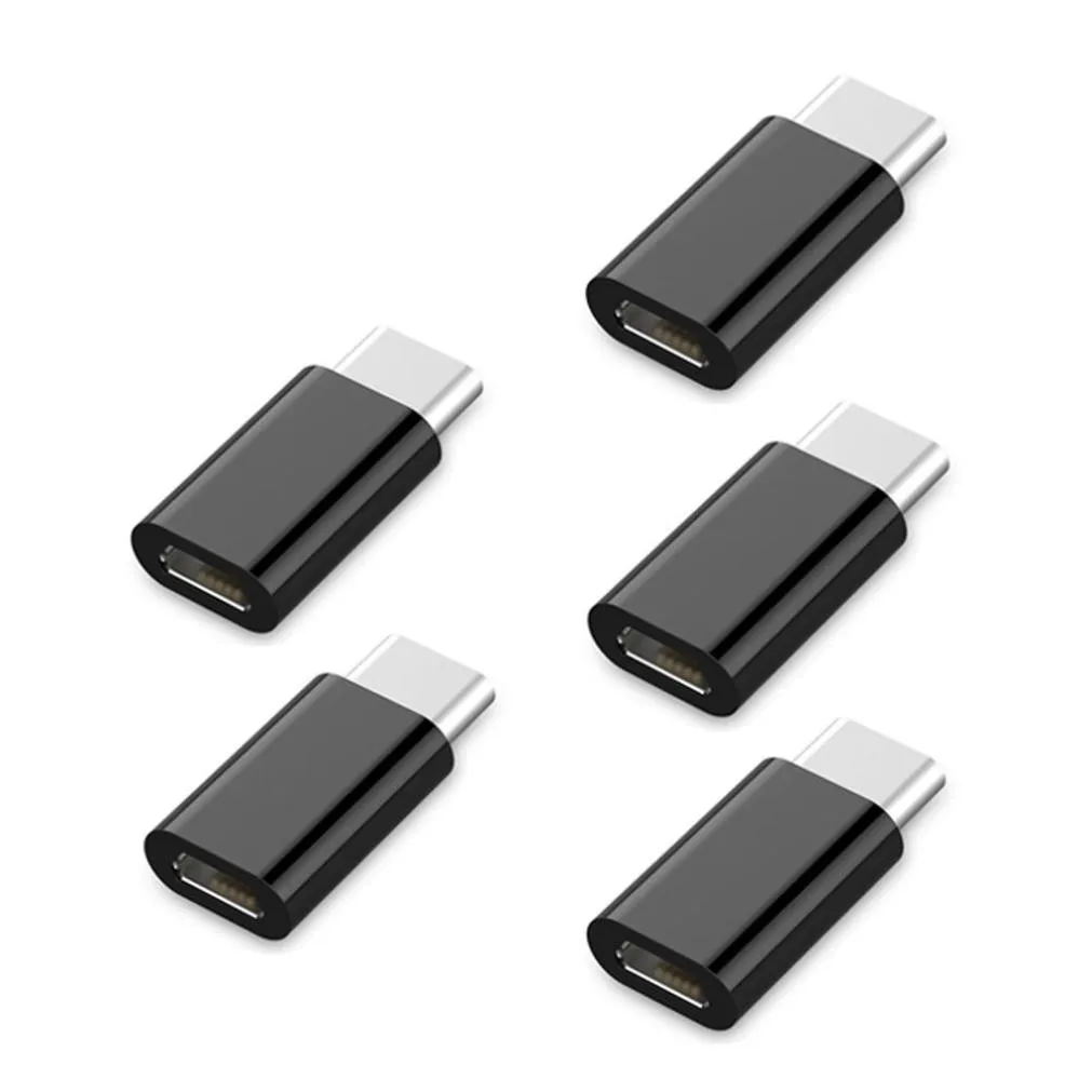 5 шт. USB-C type-C для mi cro USB адаптер зарядки данных samsung Note9 xiaomi x3 x 3 8 | Электроника