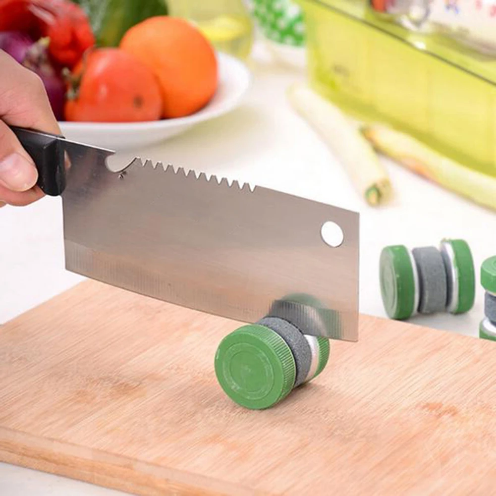 Мини портативный карманный заточник для кухонных ножей круглое лезвие кемпинга