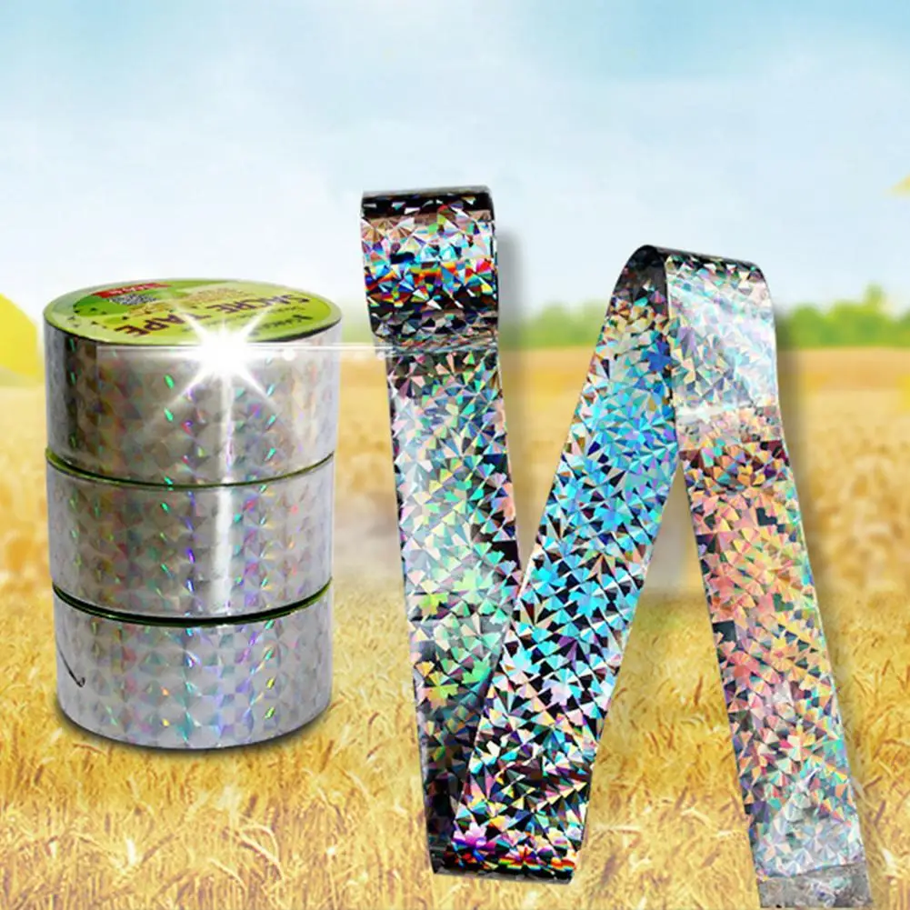 1 Roll Anti Bird Scare Tape Durable Non-fading PET Portable Pigeons Repeller Ribbon for Pest Control Garden Agriculture Supplies | Дом и сад
