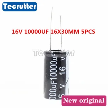 

5PCS 16V 10000UF DIP Electrolytic capacitor 16V / 10000uf volume 16 X 30MM