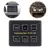 2020 new sale 2V/24V 6 Gang LED Switch Panel Slim Touch Control Panel Box for Car Marine Boat
