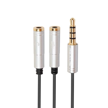 

UGREEN Audio Cable 3.5mm Jack Microphone Splitter Y Cable Adapter For Phone PC