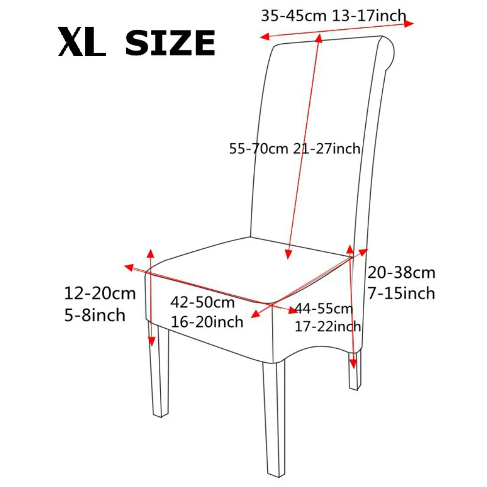 Чехол для стула размера XL, большой размер, бархат, лисичка, ткань, длинная спинка, Европейский стиль, чехлы для сидений, для ресторана, отеля, вечерние, для банкета