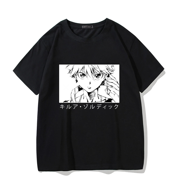 Man Series Cute Cartoon Print Women's T-shirt My Full-time Hunter Fun Clothing Harajuku Japan Casual Top Tee футболки