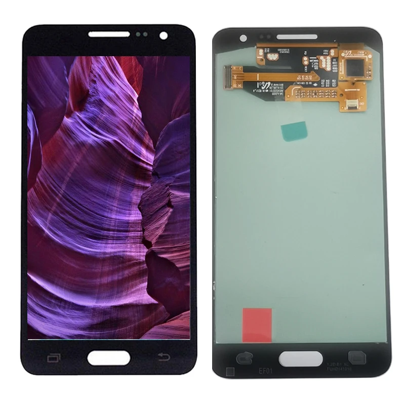 Per Samsung Galaxy A3 Display Lcd Touch Parti Di Ricambio Complete Digitizer Assembly + Spedizione Gratuita