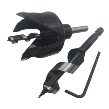 

3Pcs/Set Door Lock Installation Kit Hole Saw Drill Cutter Auger Bit Woodworking , Great for Spherical Door Locking Erforation