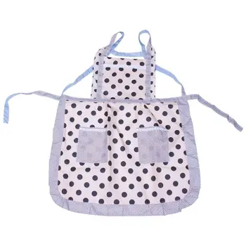 

Double waterproof wave point princess apron gray