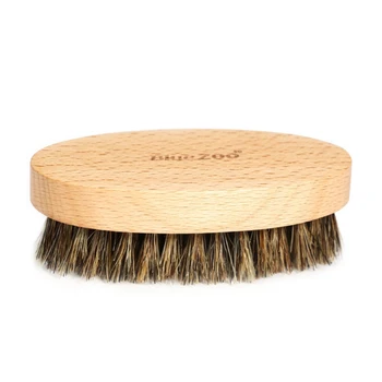 

Beard Brush Boar Bristles Natural Wood Comb Handmade Grooming Tool for Men Beards Mustache Care