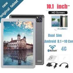 Tablette Pc de 10 pouces avec trois caméras, Android 2020, 4 go de ram, 64 go de rom, double carte, appel téléphonique, pour enfants, nouvelle collection 9.0 