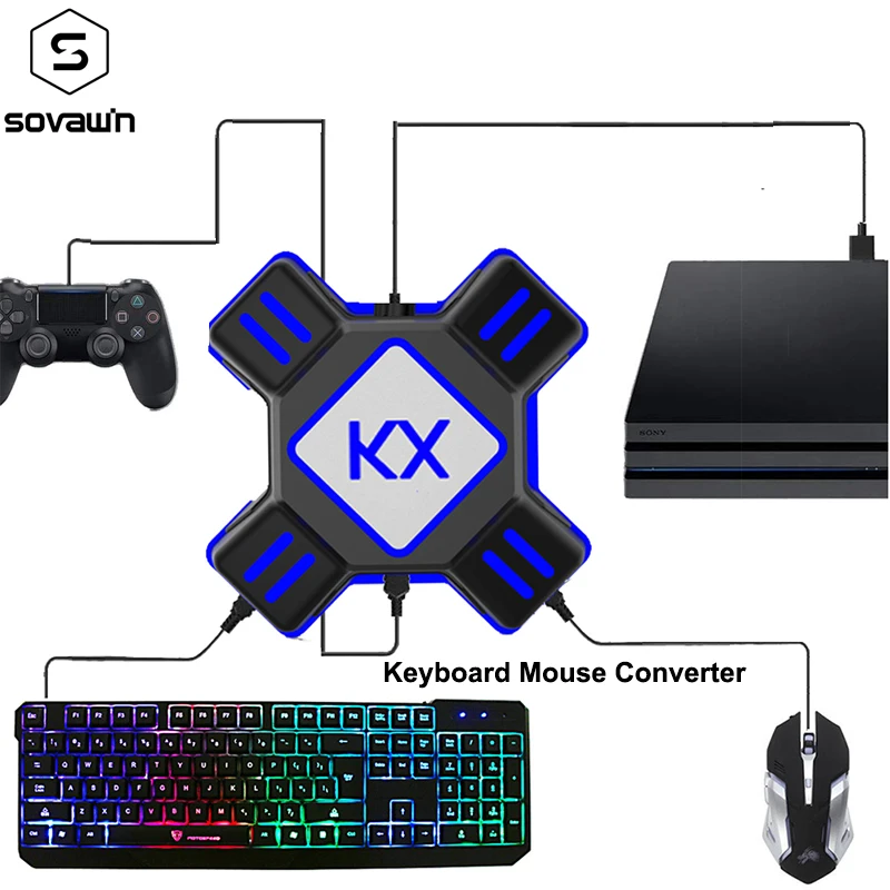  Pubg Controller Gamepad USB Gaming Video Game Keyboard Mouse Adapter for Switch for Xbox for PS4 fo