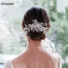 Аксессуары для волос Великолепный серебряный высококачественный сплав Свадебный гребень свадебный кристалл со стразами головной убор для свадьбы/вечерние/банкета