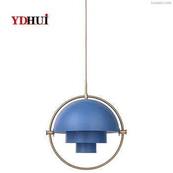 

Nordic Postmodern Metal Restaurant Studio Staircase Creative Designer Personality Semi-circular Fashion Chandelier