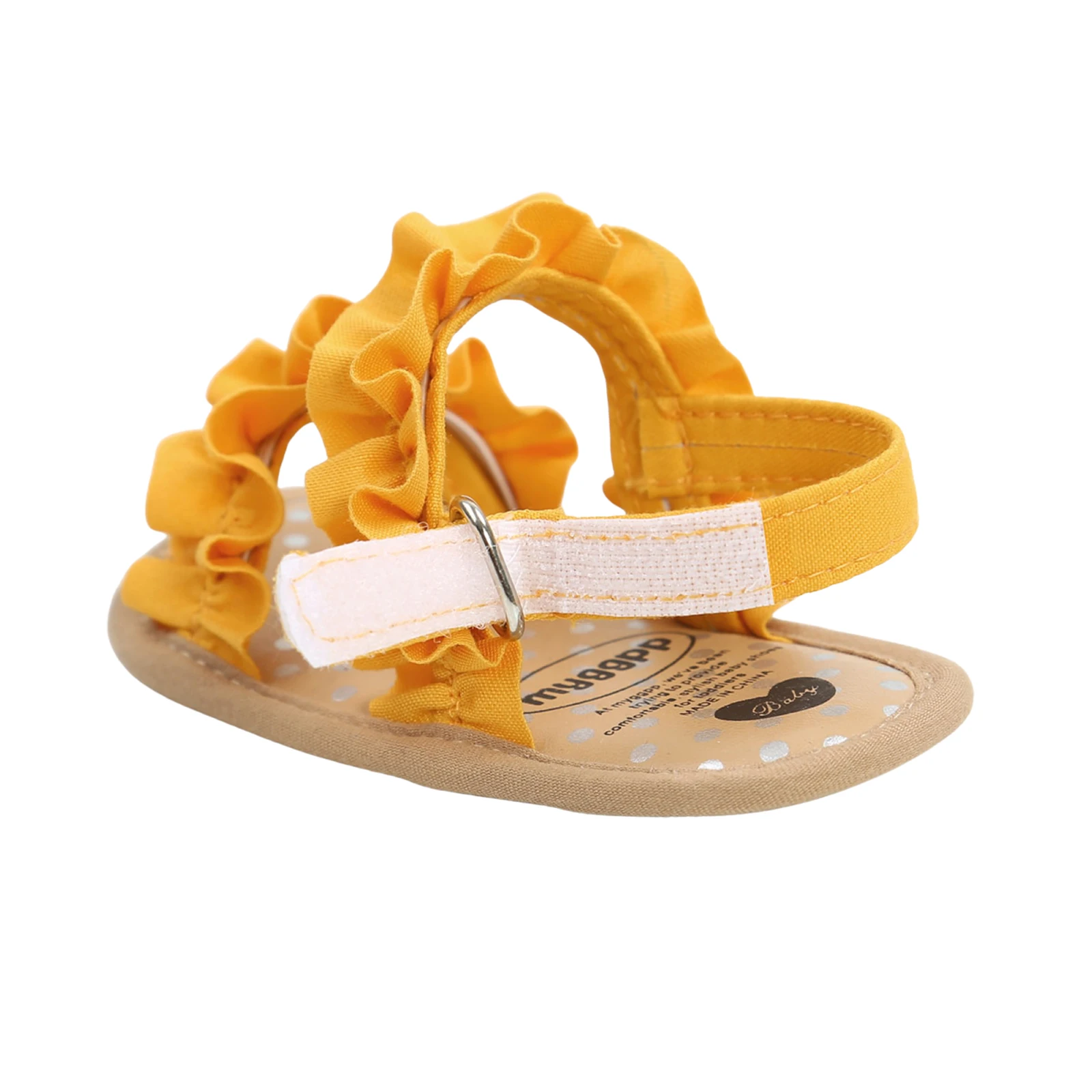 Fashion Anti-Slip Soft Sole Ruffle Flat Shoes Toddler Baby Girls Summer Sandals
