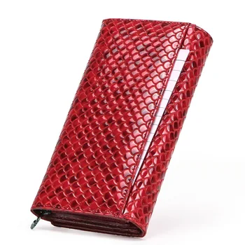 

Women's Wallets Genuine Leather Purse Embossing Long Clutch Money Bag Multi-function Card Detachable Billetera Mujer