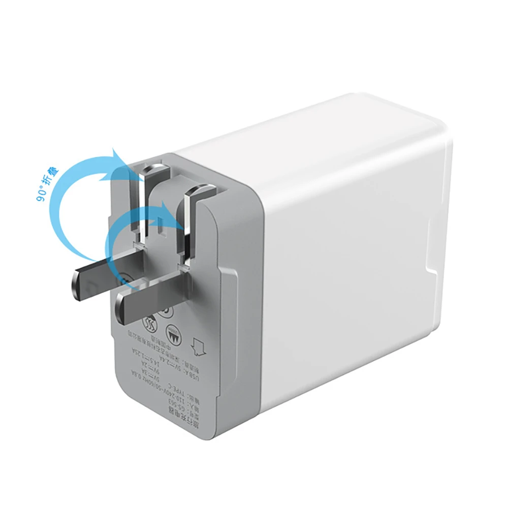 WLORMB Quick Charge 3,0 30 Вт USB зарядное устройство PD type C Supercharge быстрое зарядное устройство для iPhone11 XS forAndroid PD зарядное устройство