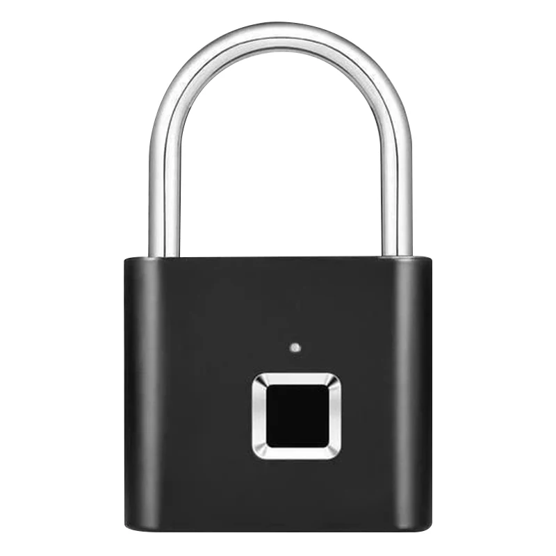 

Waterproof Fingerprint Smart Lock Keyless Padlock for Door Box Bag USB Charging Lock FP8
